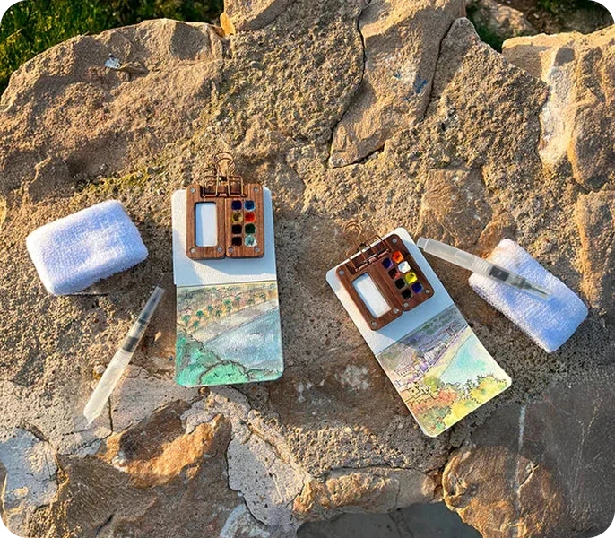 Homyria – mini kit d’aquarelle en images