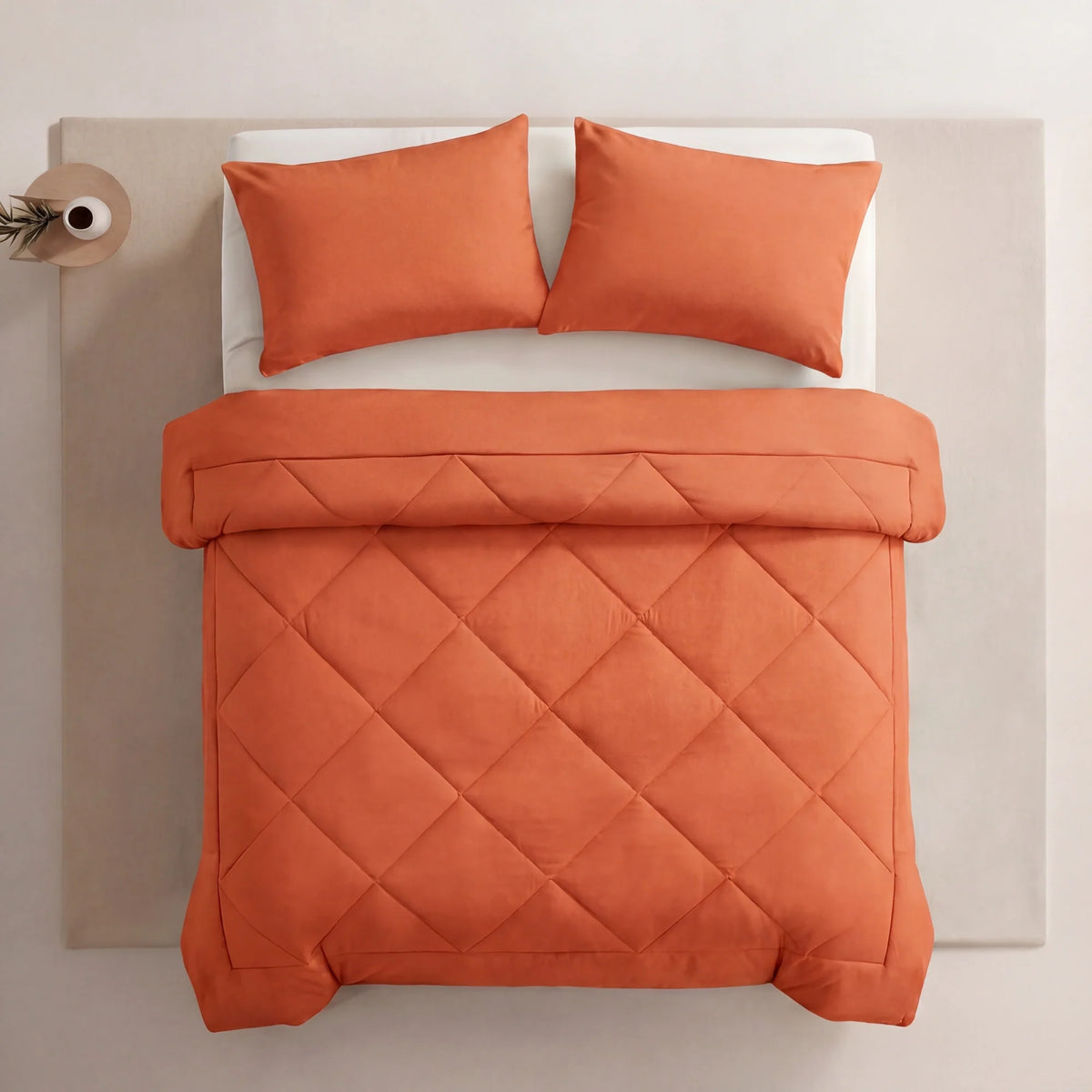 Couette 2 en 1 Homyria – Orange crépuscule