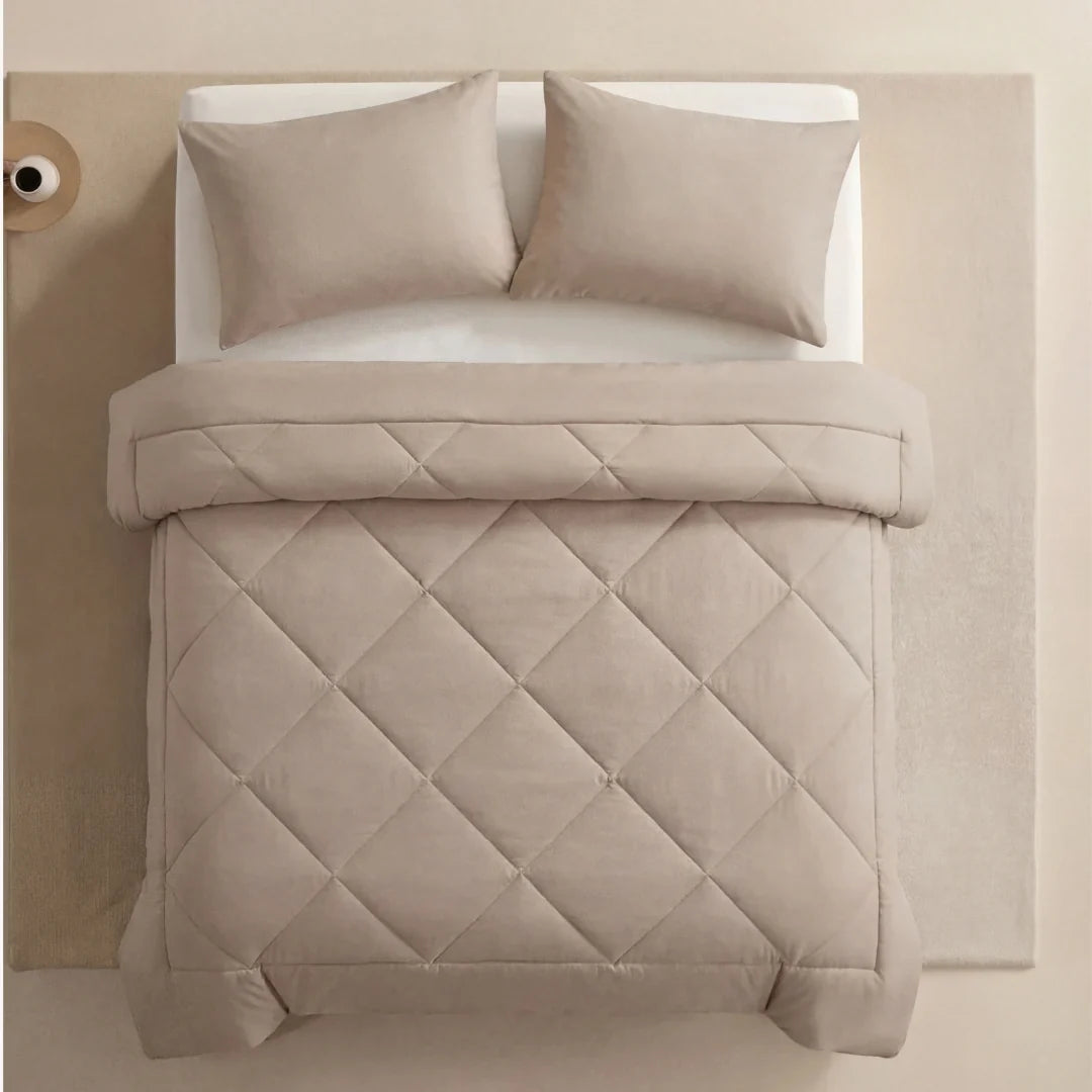 Couette 2 en 1 Homyria – Beige crème