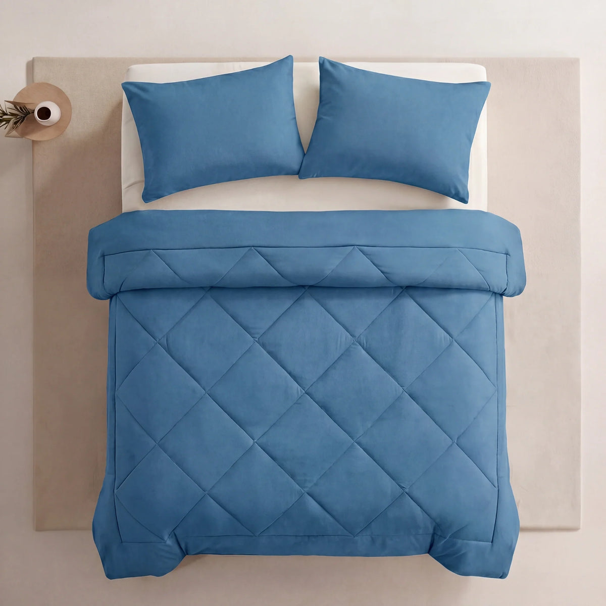Couette 2 en 1 Homyria – Bleu côtier